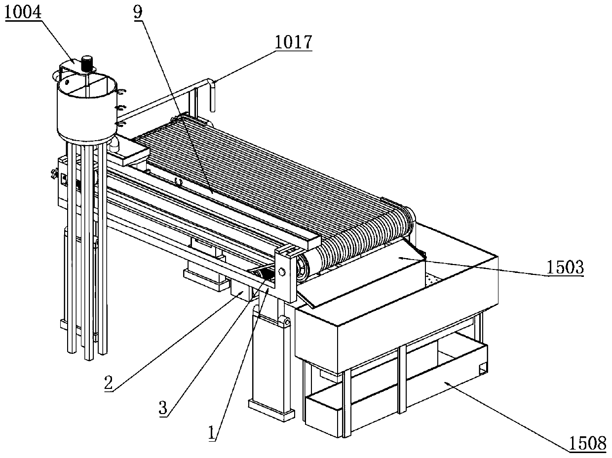 Belt shaker device for recovery operation of tungsten-slime