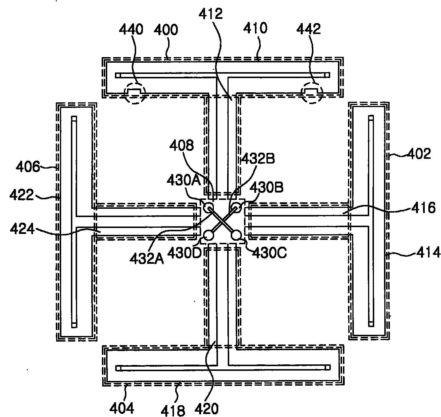 Antenna for controlling a direction of a radiation pattern