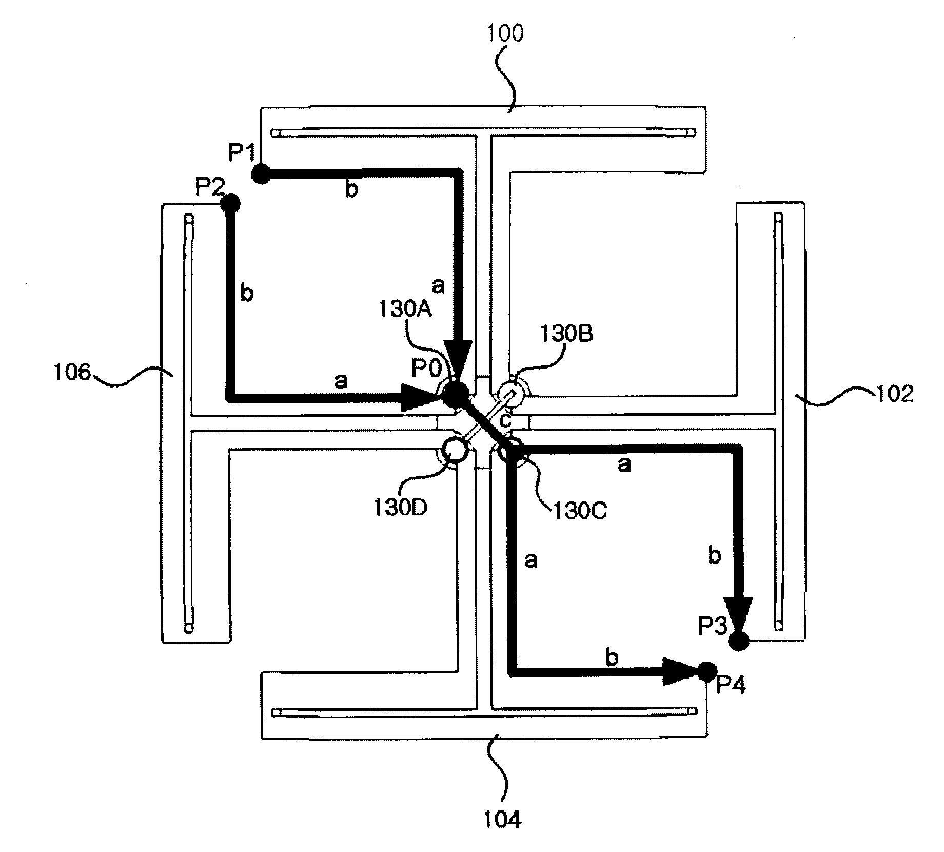 Antenna for controlling a direction of a radiation pattern