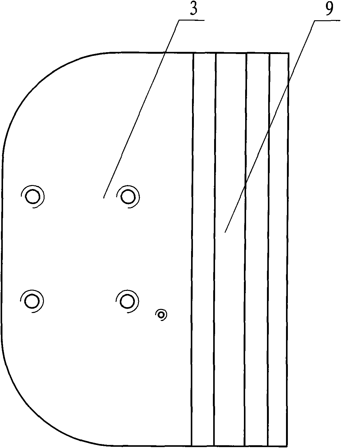 Wire arranging location mechanism of ring-shaped winding machine