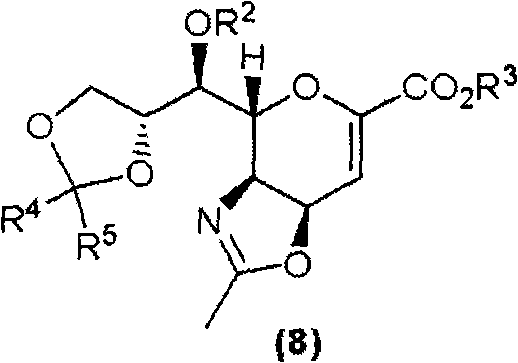 Method for manufacturing neuraminic acid derivatives