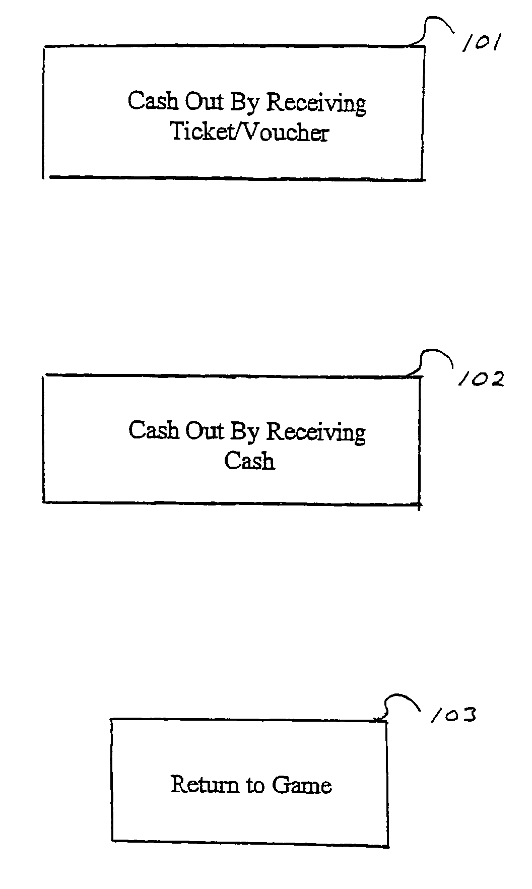 Video gaming device having a system and method for completing wagers and purchases during the cash out process