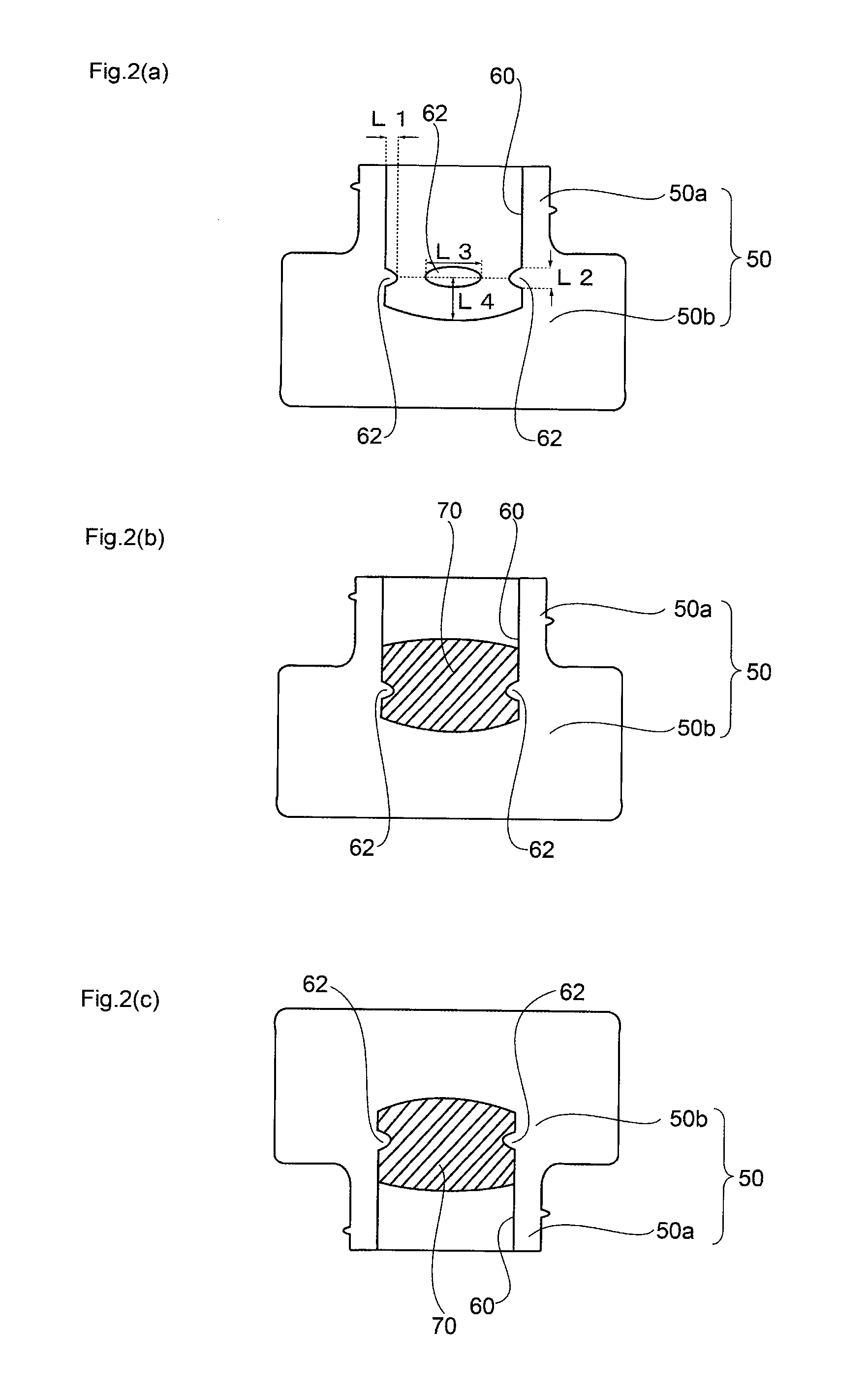 One-press manufacturing method for glass container and glass container