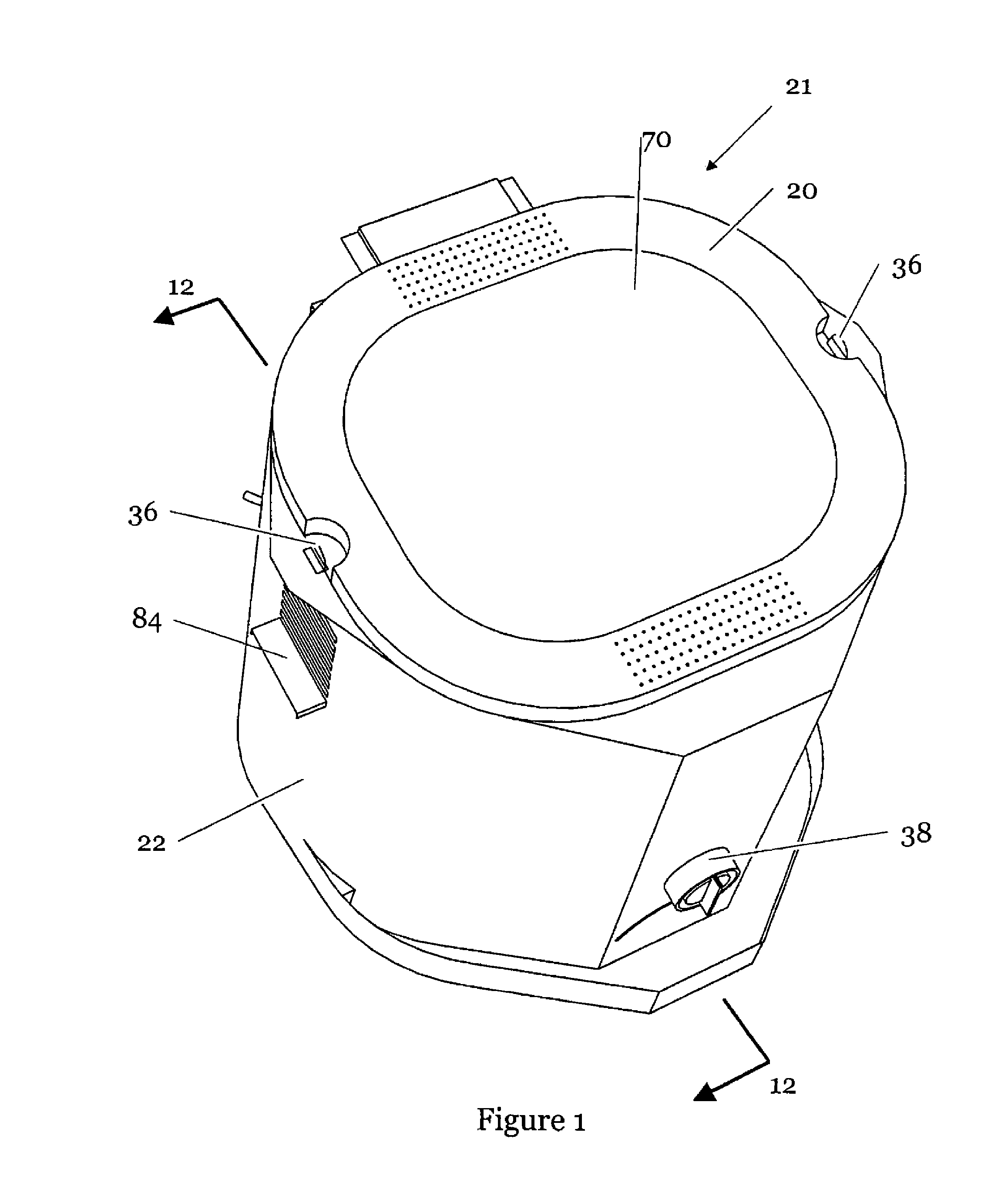 Device to efficiently cook foods using liquids and hot vapors