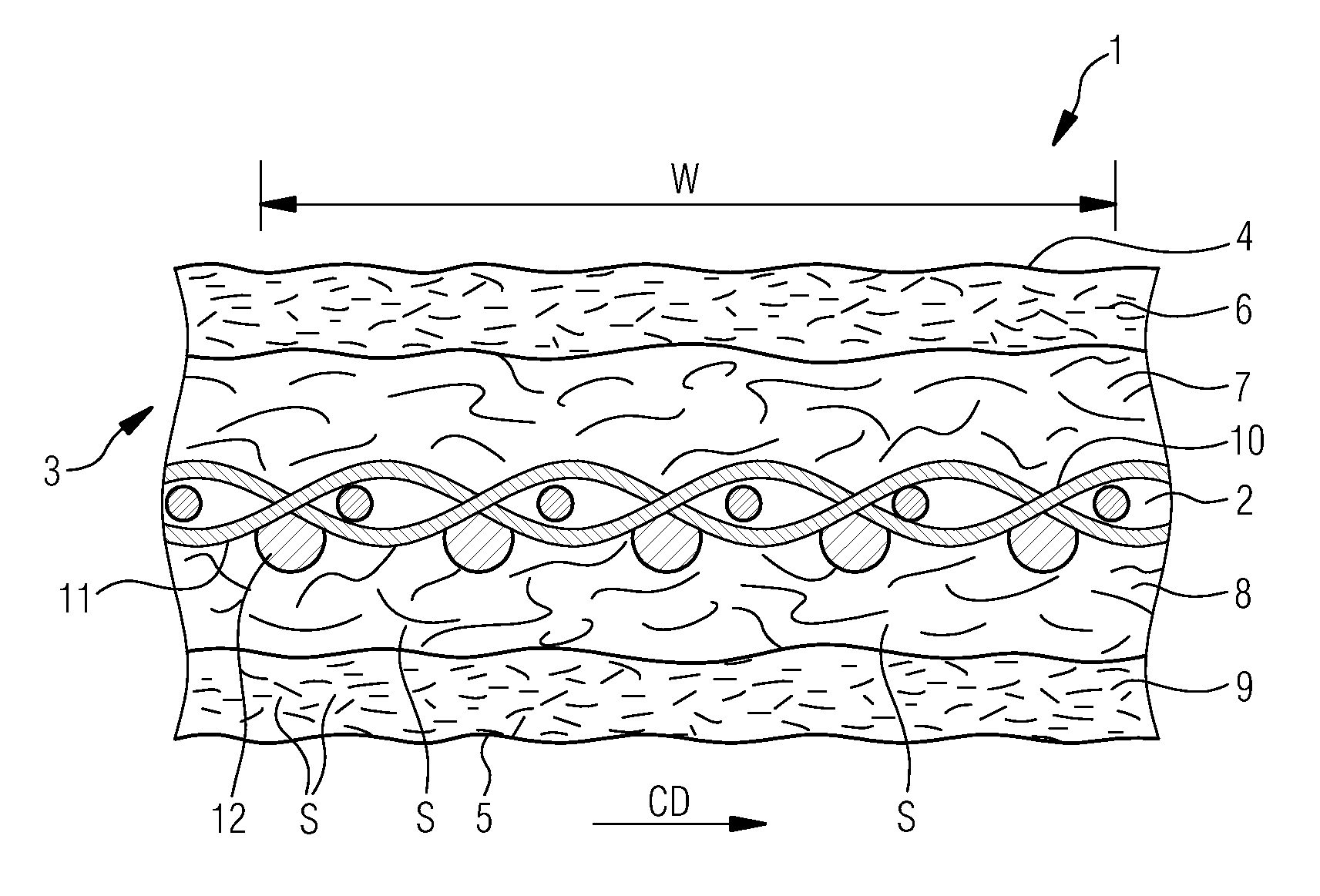 Press felt for a papermaking machine