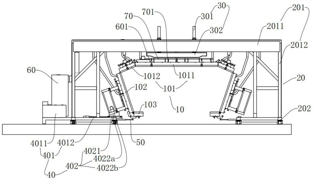 Internal mold grinding and spraying equipment