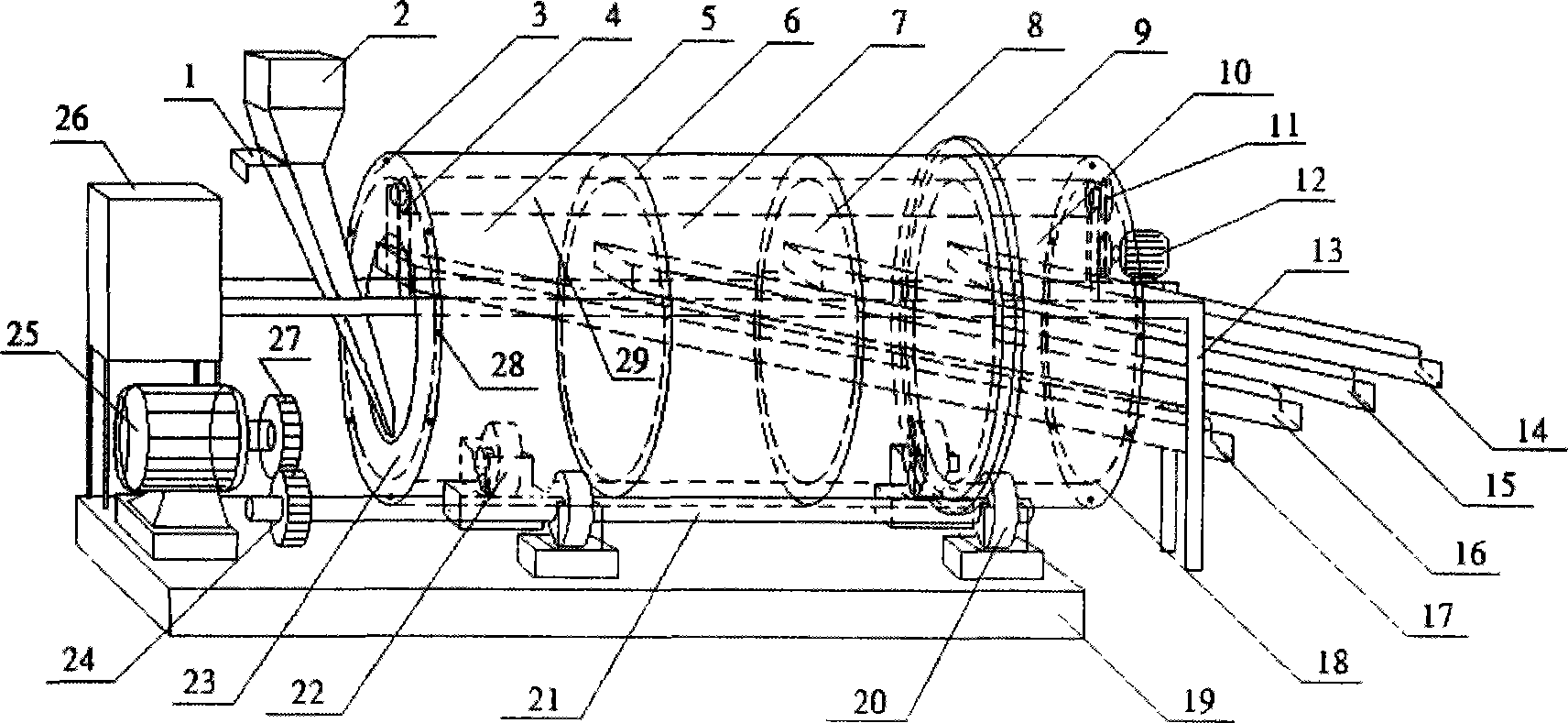 Permanent magnet inner cylinder type polymetallic synchronous magnetic separator