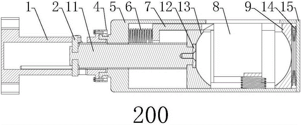 Connecting device applied between outboard handle of spacecraft and exposed load