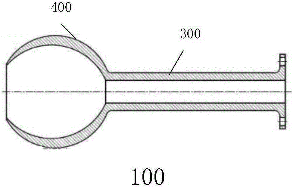 Connecting device applied between outboard handle of spacecraft and exposed load