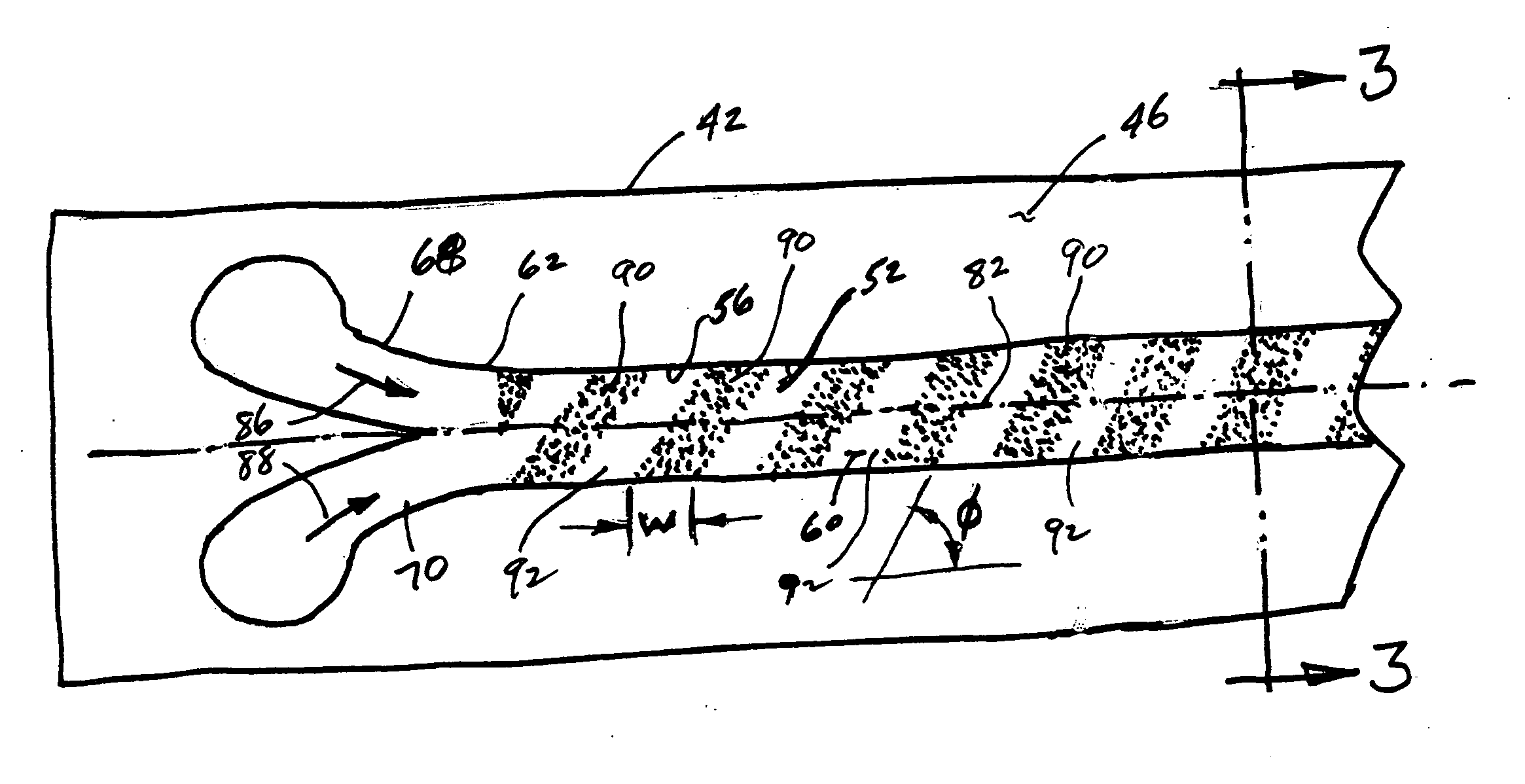 Fluidic mixing structure, method for fabricating same, and mixing method
