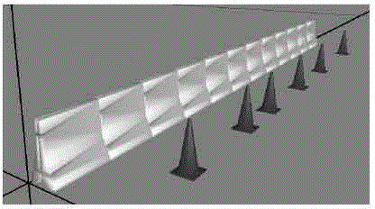 Traffic accident three-dimensional simulation method based on microscopic traffic simulation software (VISSIM)