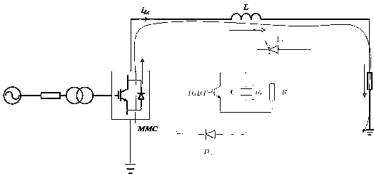 DC reactor shielding circuit and control method thereof