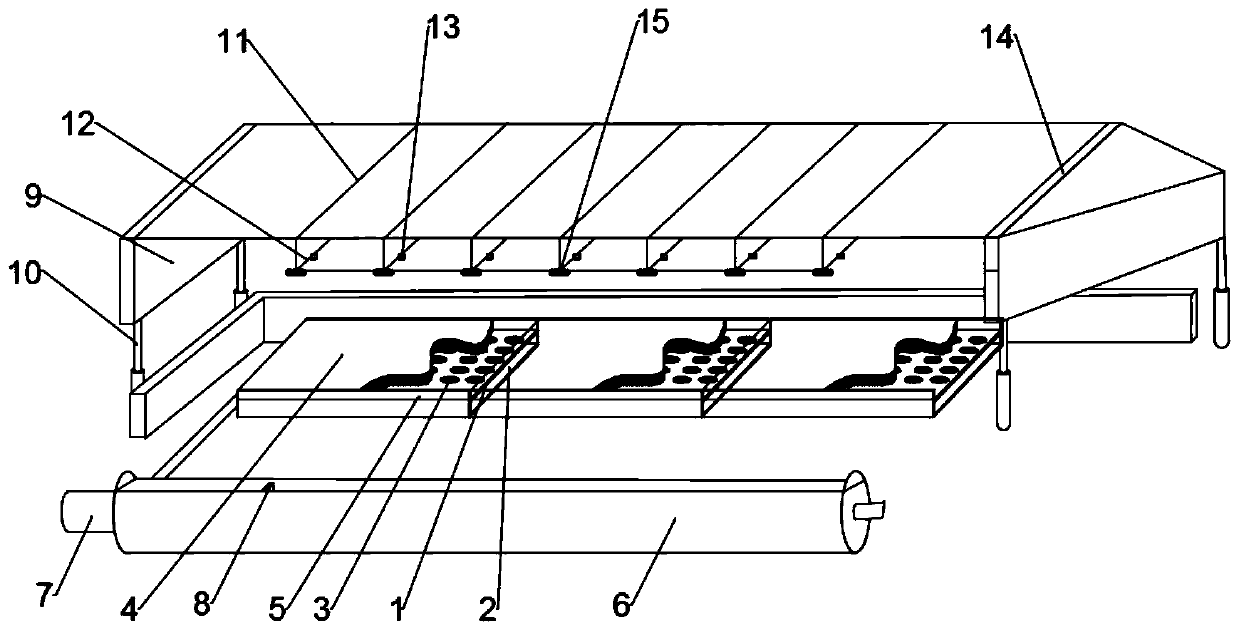 Circulating adjustable crop water irrigating system and method