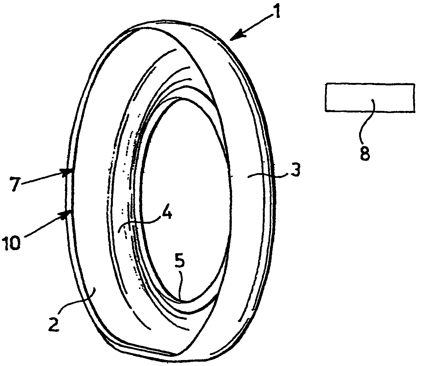 Methods for detecting, monitoring, and/or controlling behaviour of a tire in motion