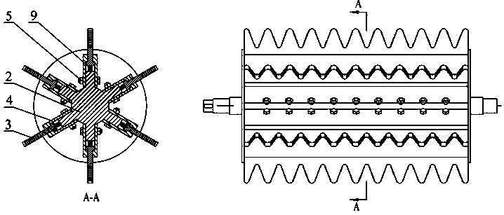 A floating defoliating roller for sugarcane harvester