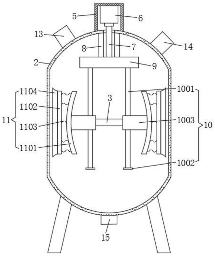 Water purifying agent production line