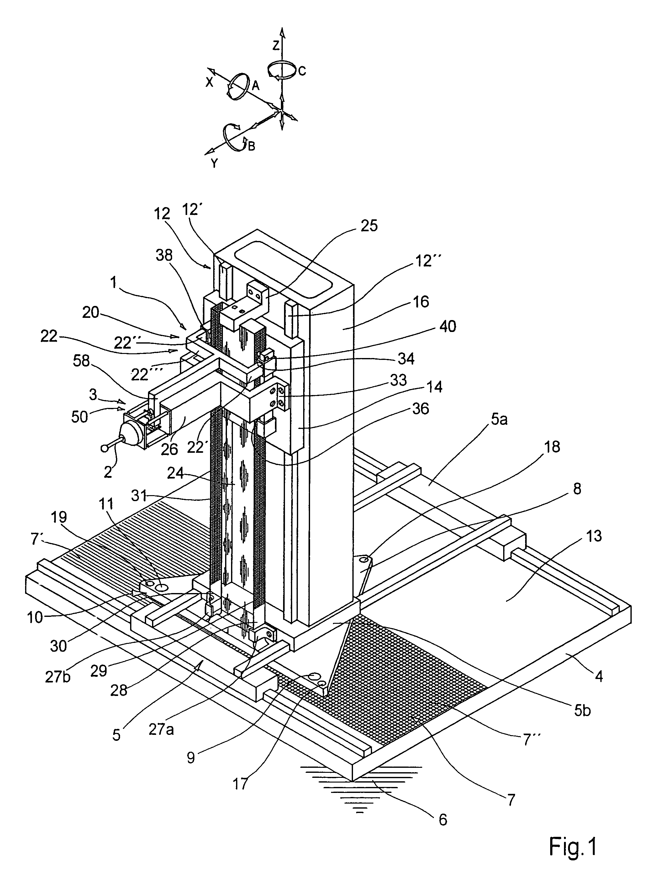 Apparatus for detecting the position of a probe element in a multi-coordinate measuring device