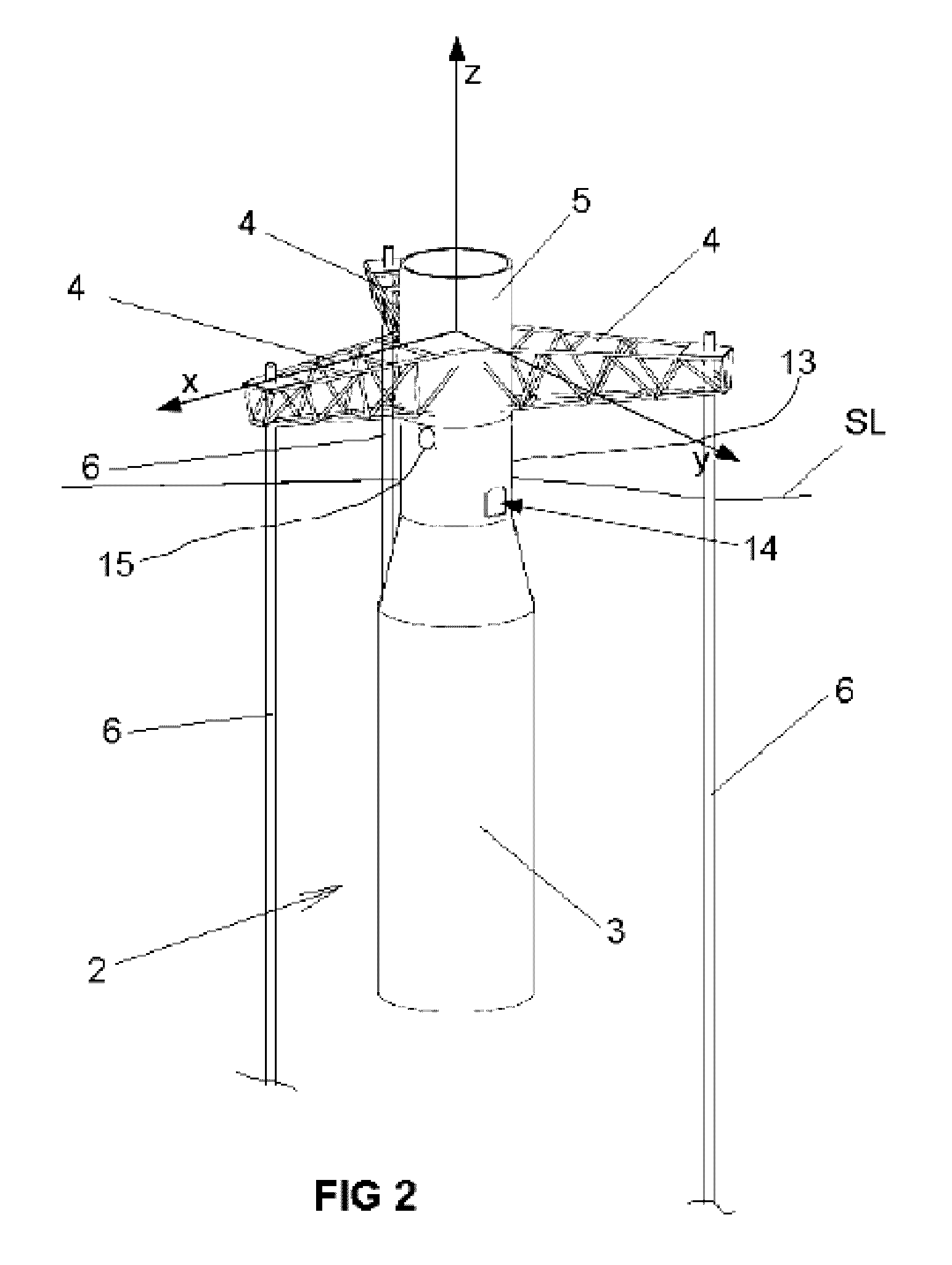 Floating offshore structures