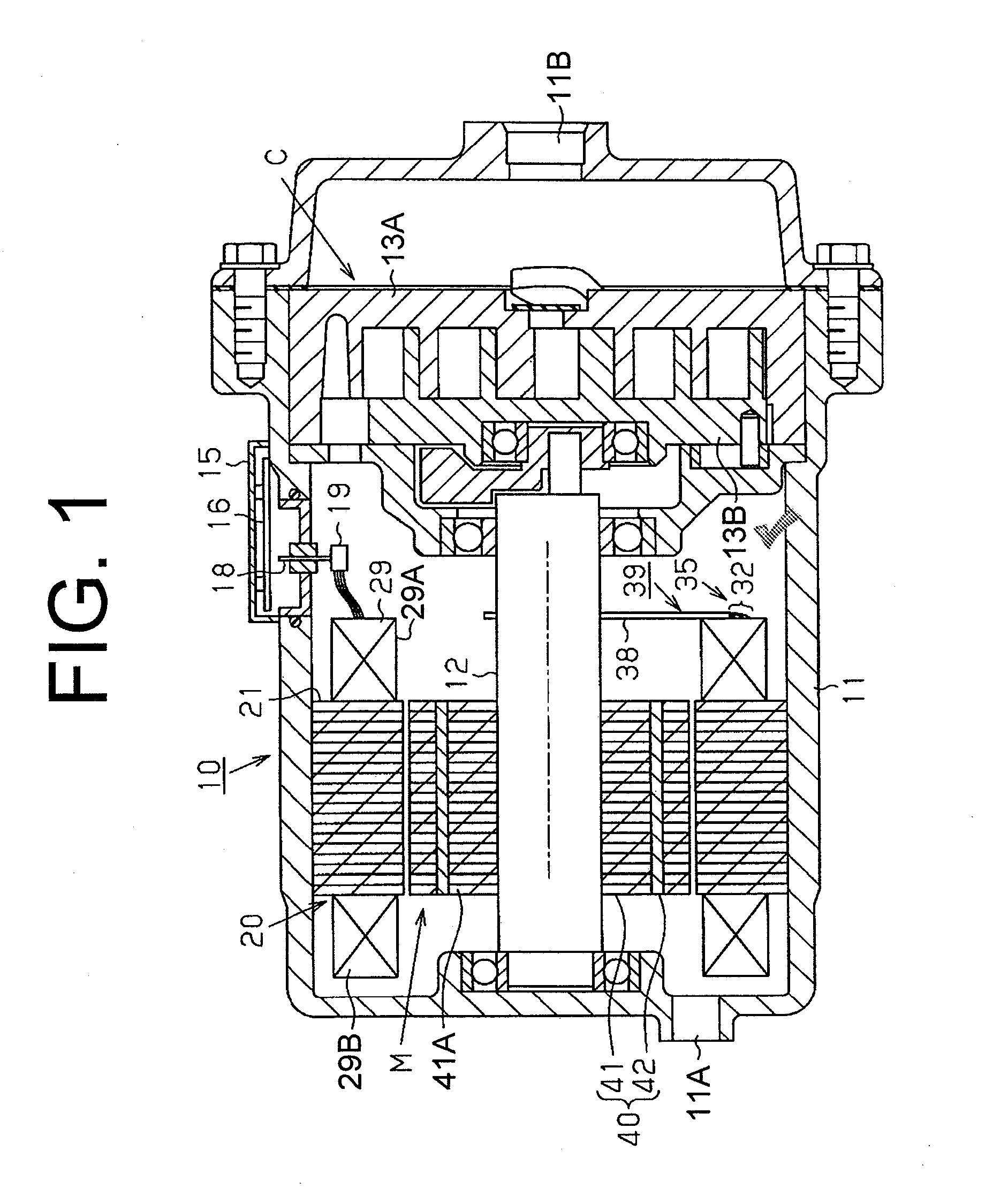 Motor-driven compressor