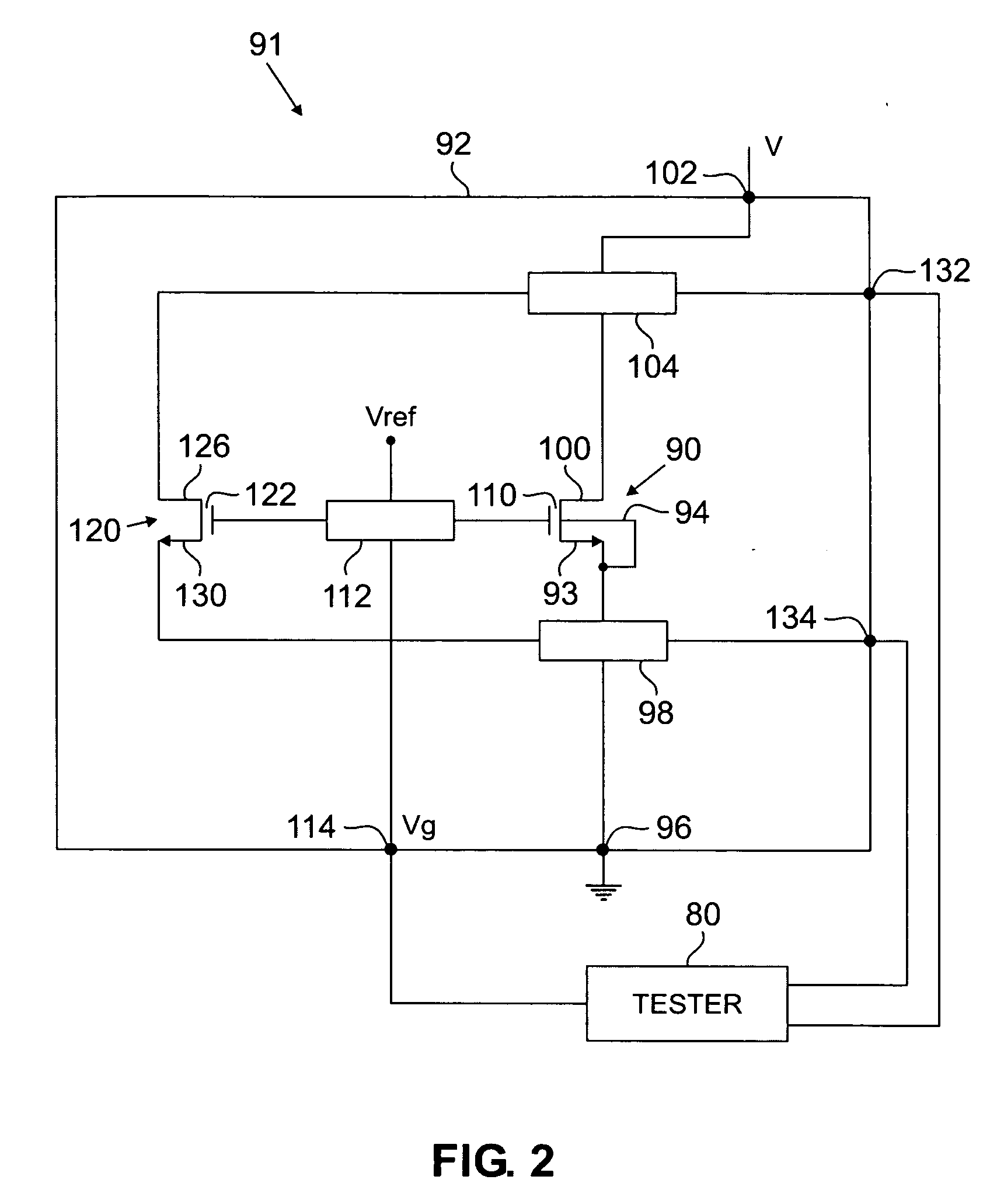 On-chip apparatus and method for determining integrated circuit stress conditions