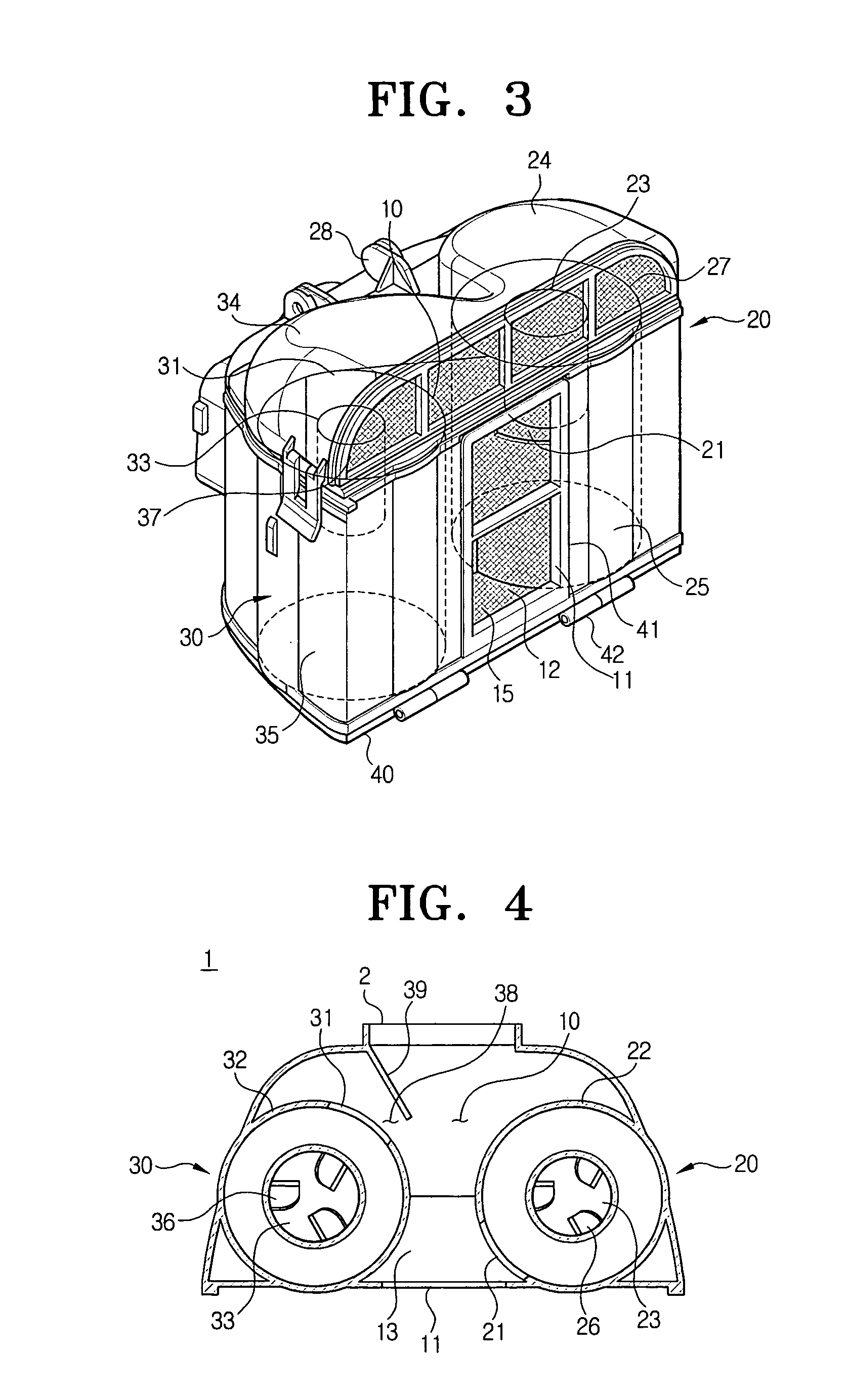 Cyclone dust separator and a vacuum cleaner having the same
