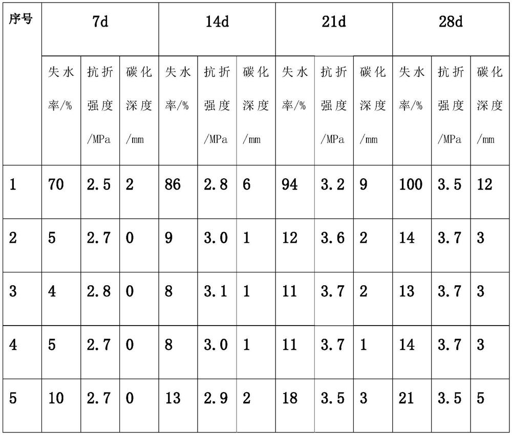 Concrete surface anti-carbonization curing agent, preparation method and application thereof