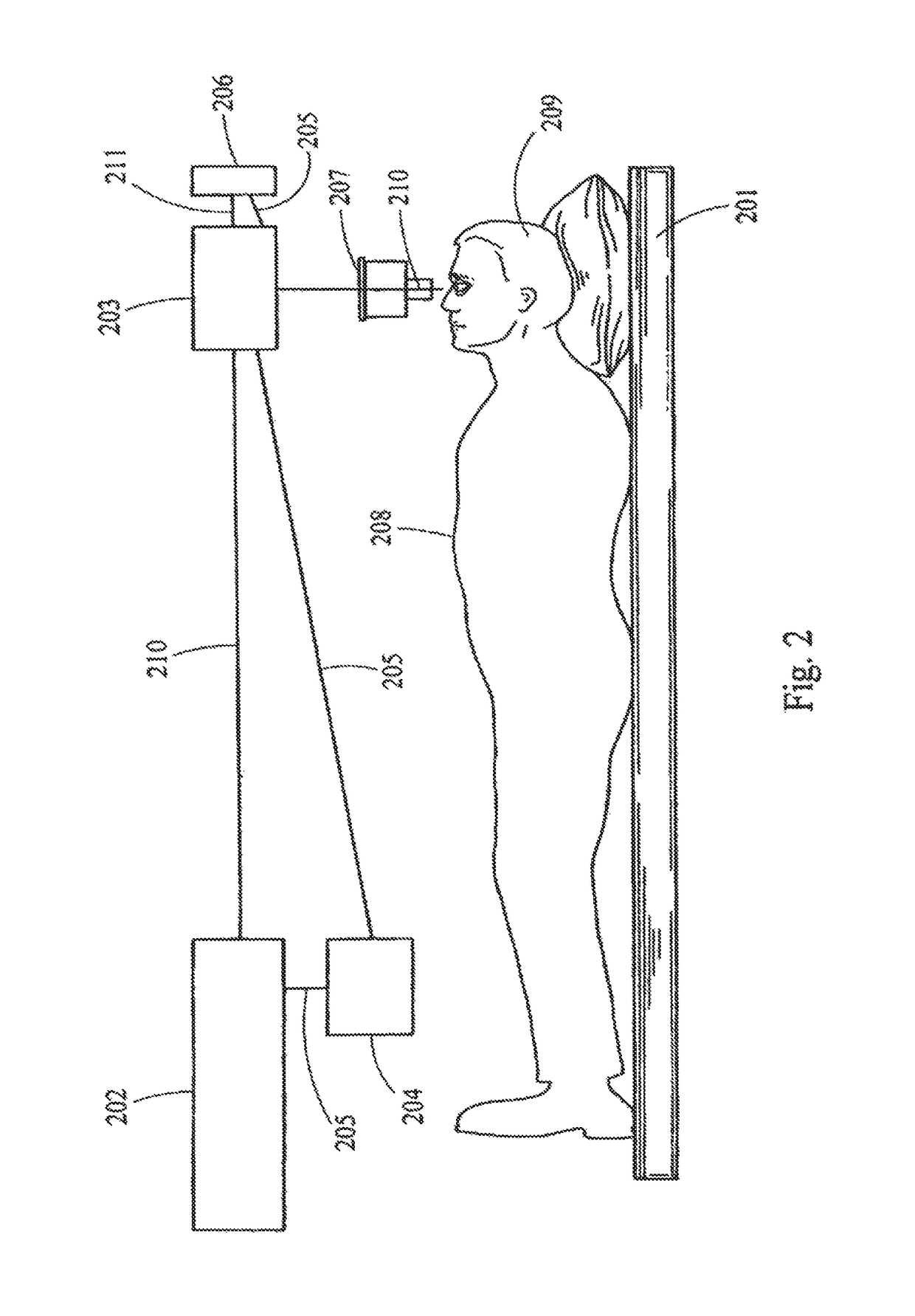 System and apparatus for delivering a laser beam to the lens of an eye