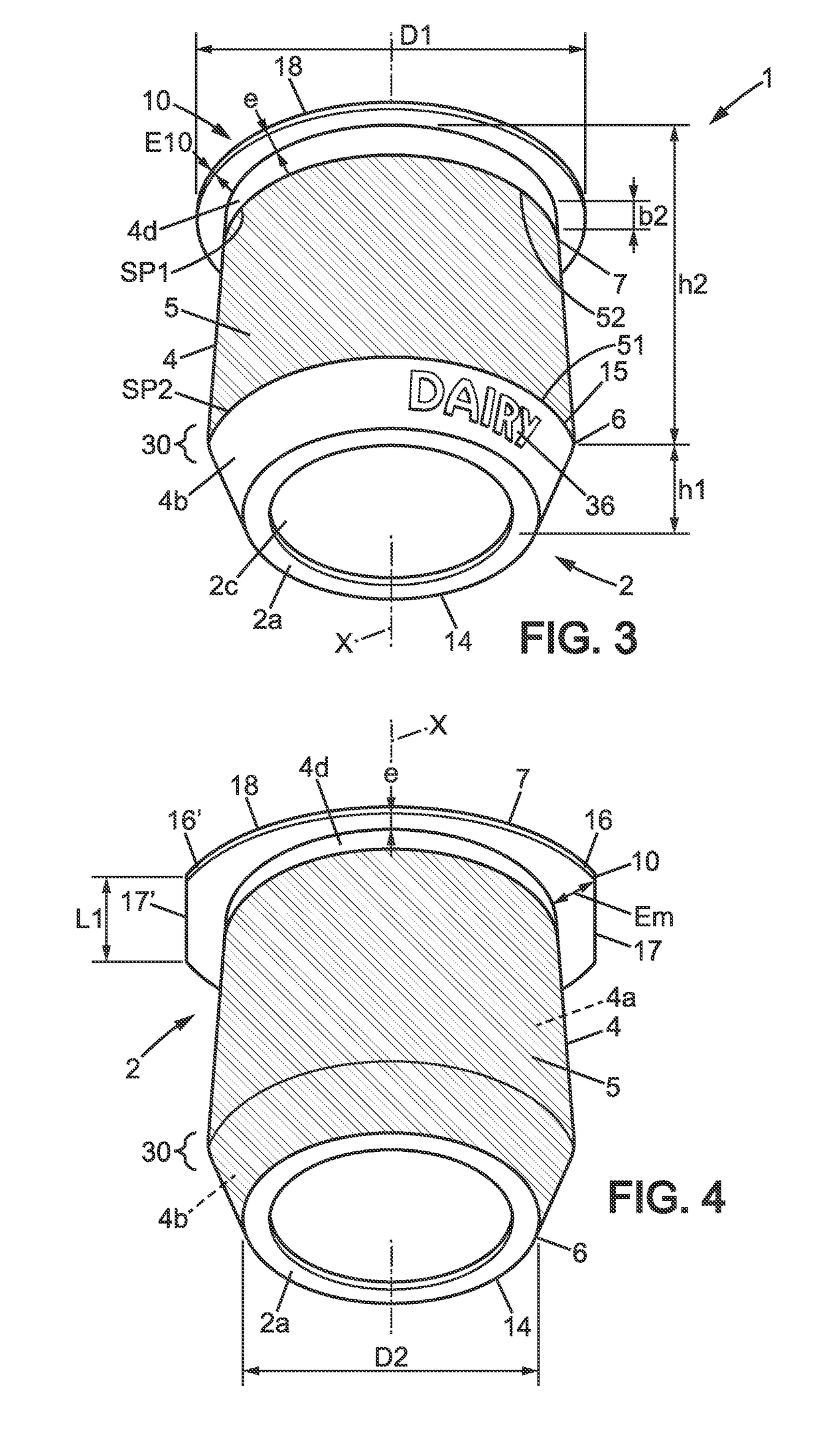 Plastic cup with a thin outer sleeve and food product pack comprising such cups