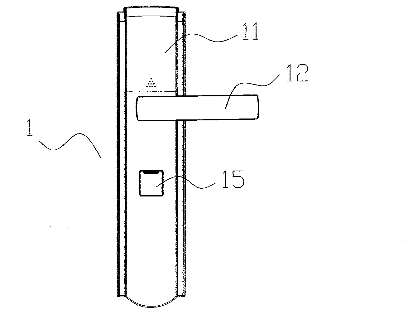 Electronic lock hole protective device with electromagnetic clutch