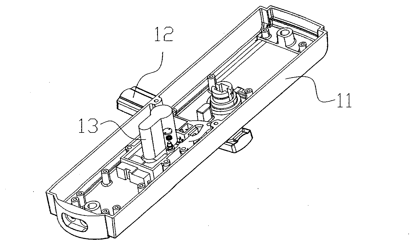 Electronic lock hole protective device with electromagnetic clutch