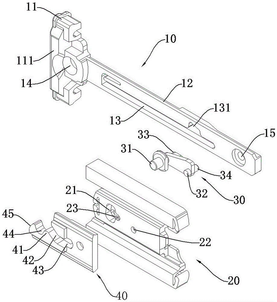 Automatic retracting device for small drawer slide rail
