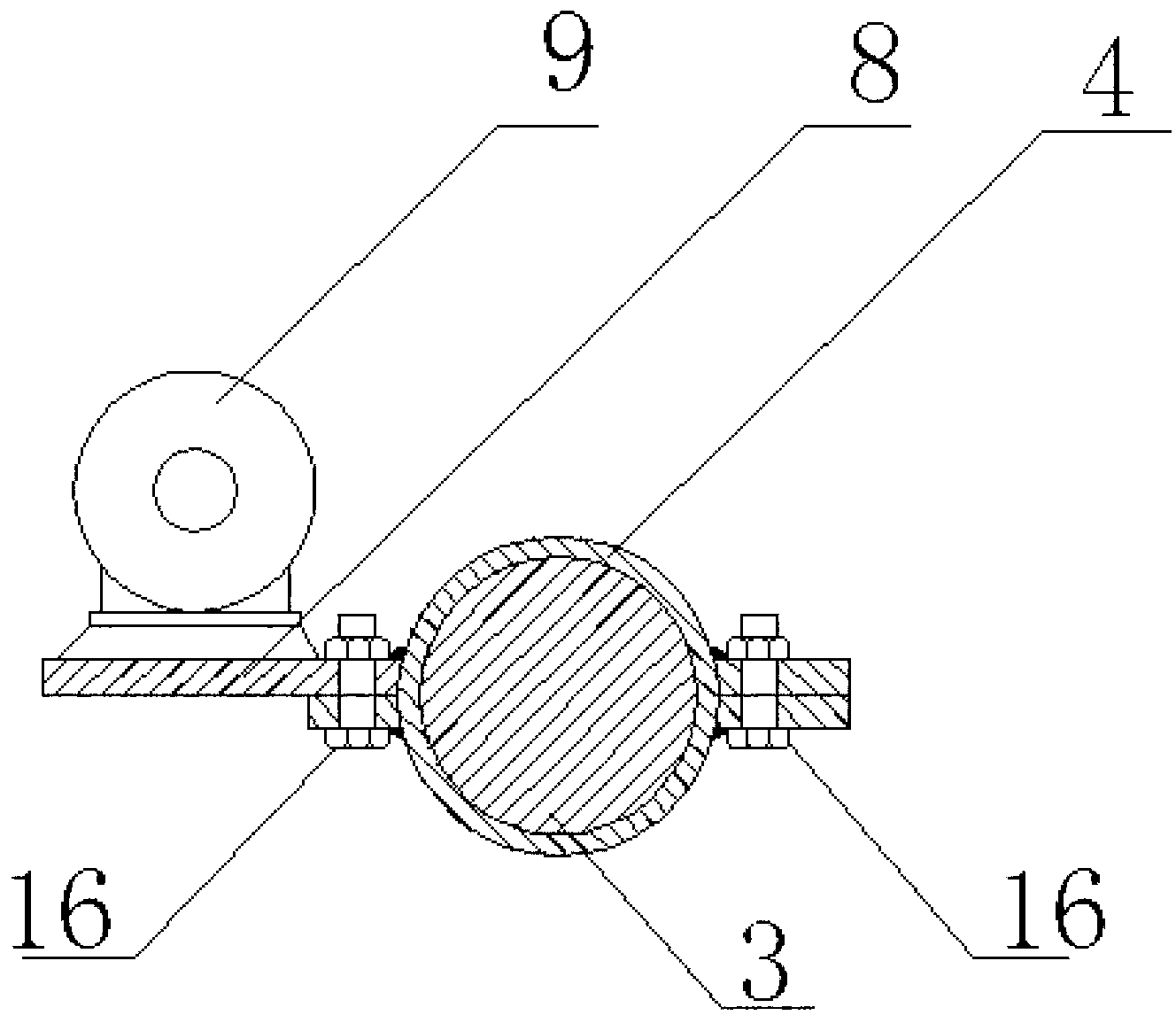 Movable centre grinding device and grinding method thereof