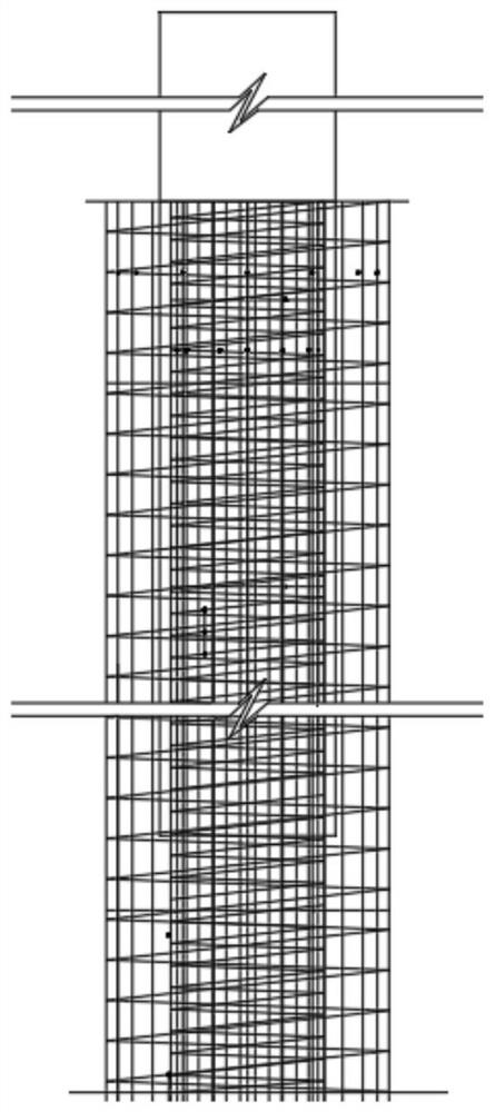 Steel pipe column tower crane foundation construction method