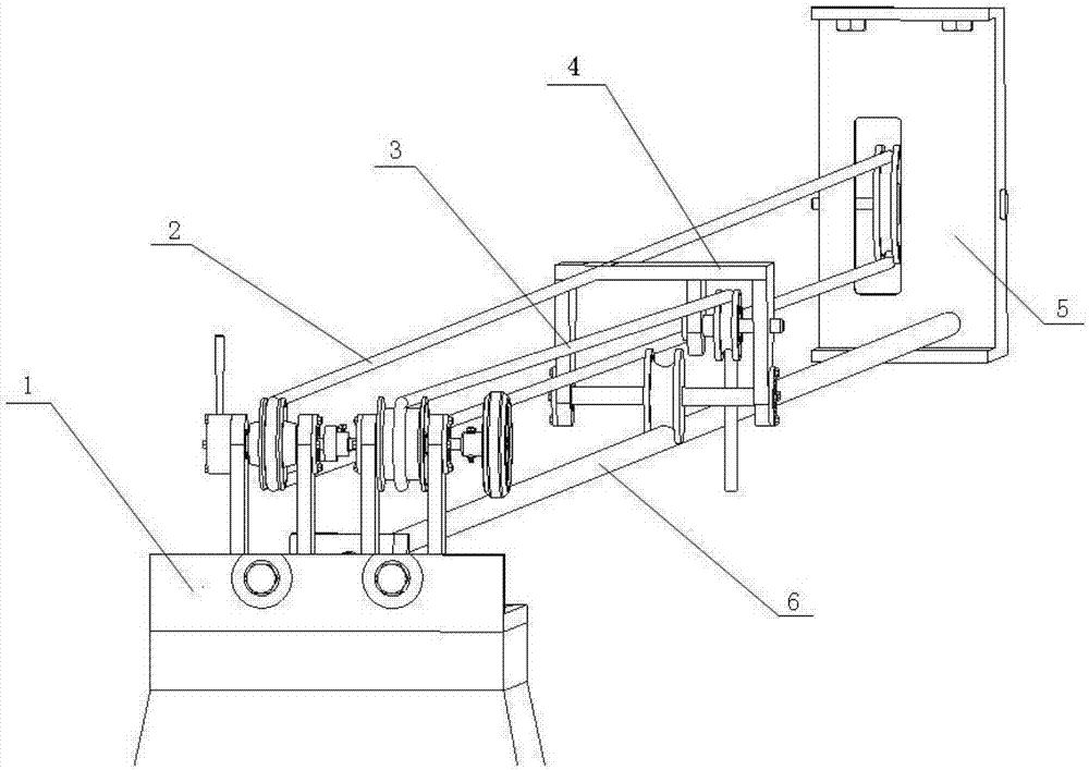 Hydrographic survey device for small water area