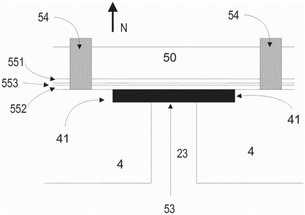 Continuous travel track on a viaduct structure