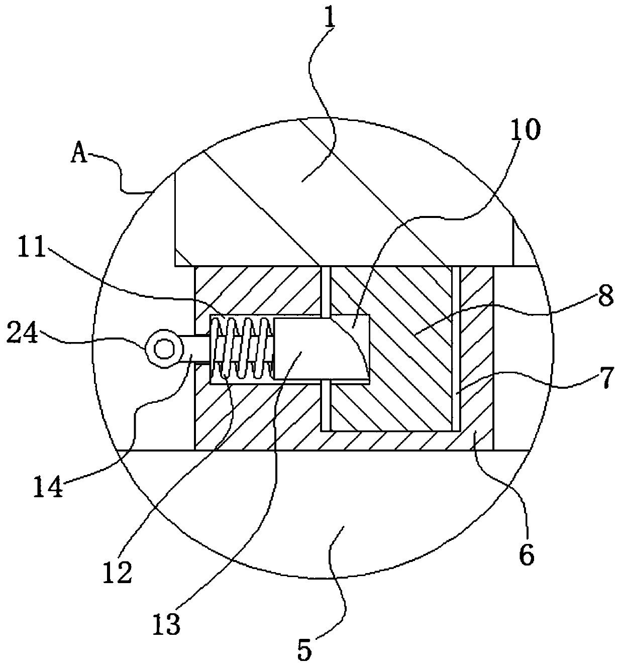Hall current sensor with strong anti-jamming capability