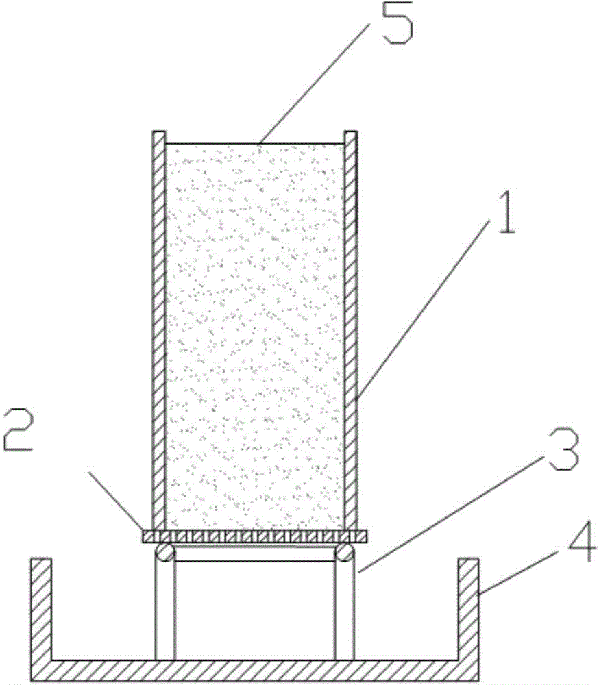 Device for quickly determining permeability coefficient of coarse-grained soil and determination method