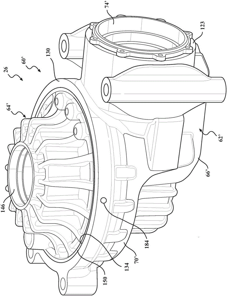 Injection molded retention method for power transfer devices