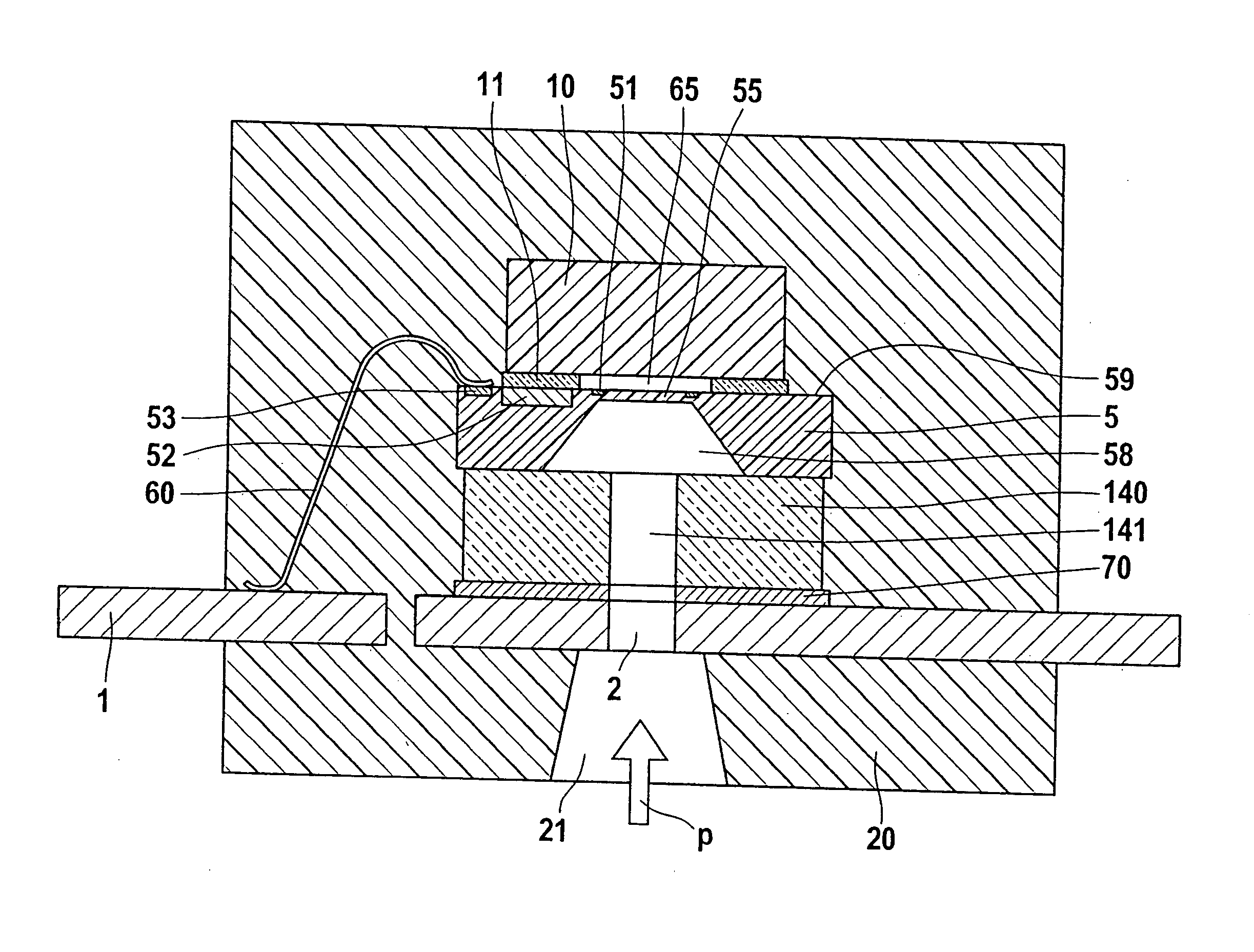 Method for packaging semiconductor chips and corresponding semiconductor chip system