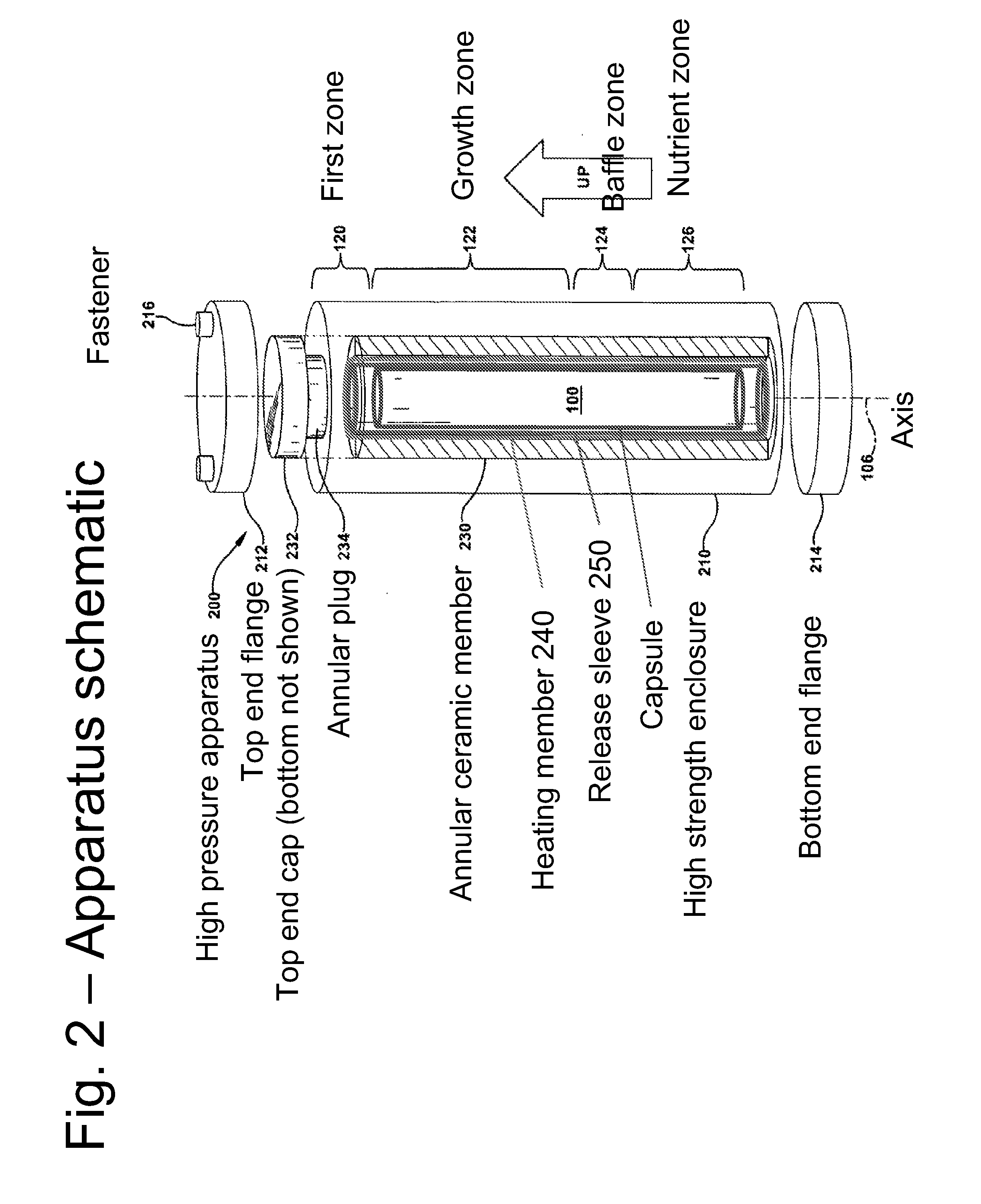 High pressure apparatus and method for nitride crystal growth