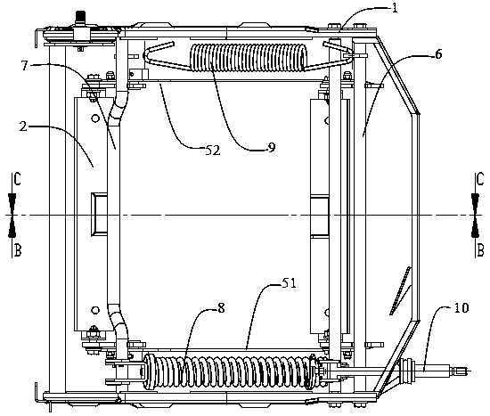 Suspension damping device for engineering truck seat