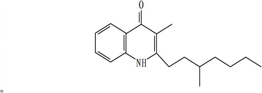 Alkyl-substituted quinolinone compound with side chains as well as preparation method, pharmaceutical composition and application thereof