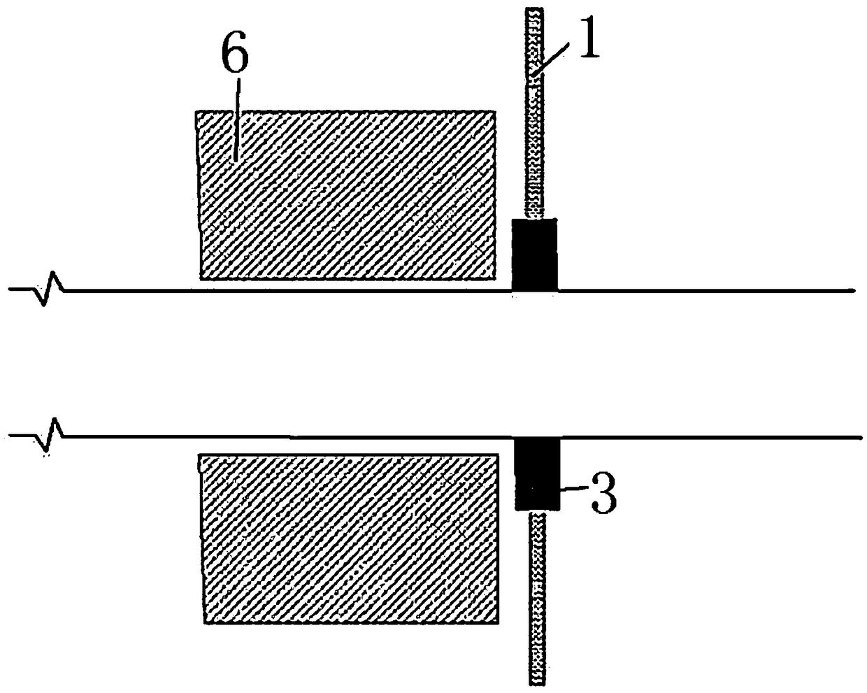 Gas axial isolation belt in tunnel gas accumulation area and construction method thereof