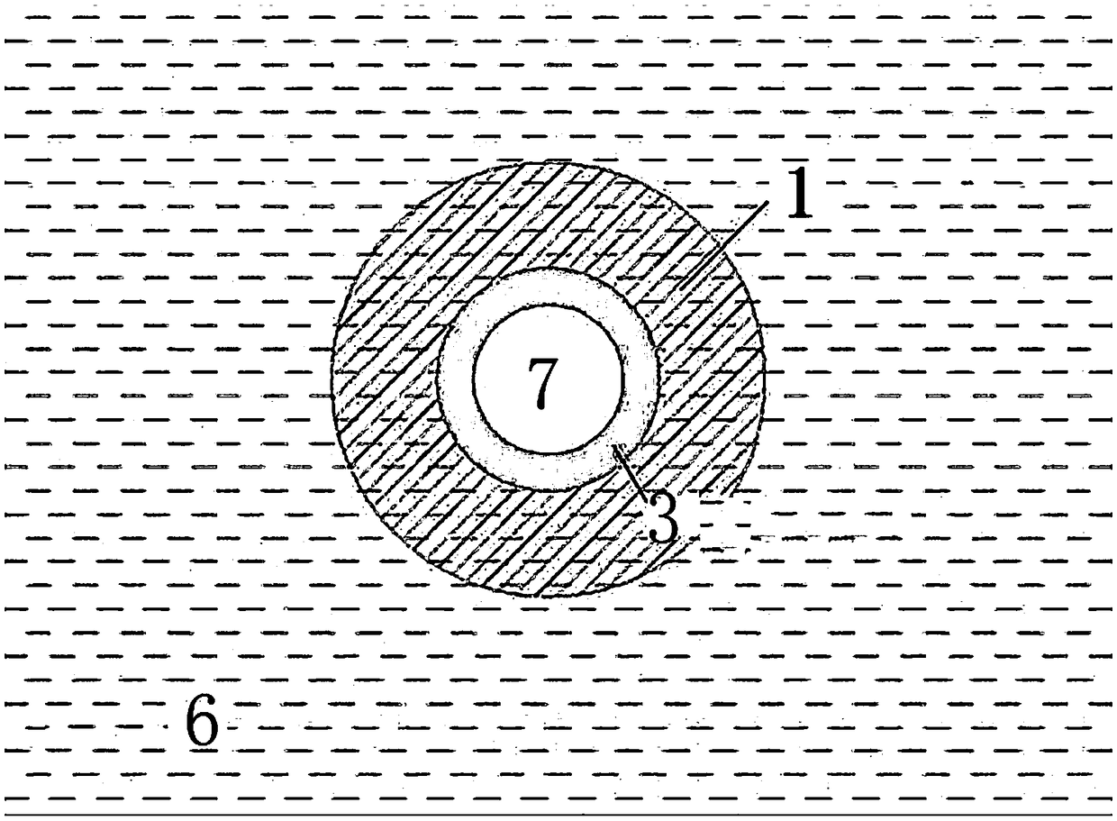 Gas axial isolation belt in tunnel gas accumulation area and construction method thereof