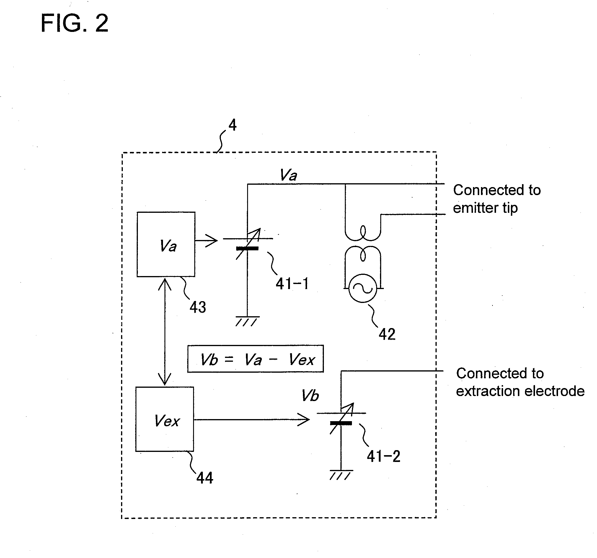 Gas field ionization ion source and ion beam device