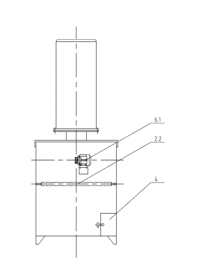 Bagged cement automatic bag-opening and discharging device for nuclear power station