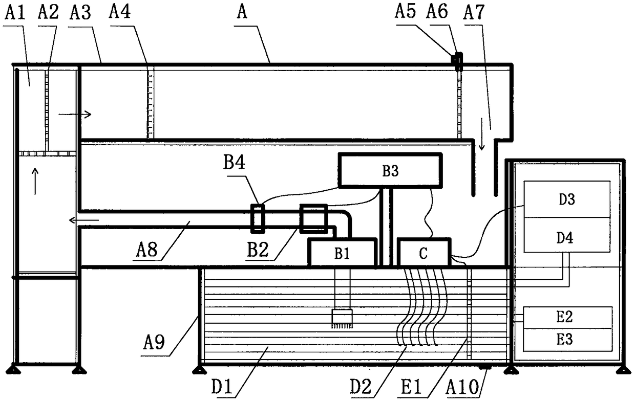 Intelligent open channel hydraulic experiment system integrating flow, temperature and water level control