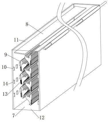 A kind of non-destructive transportation vehicle for steel pipes used in construction engineering with magnetic offset and slow falling material