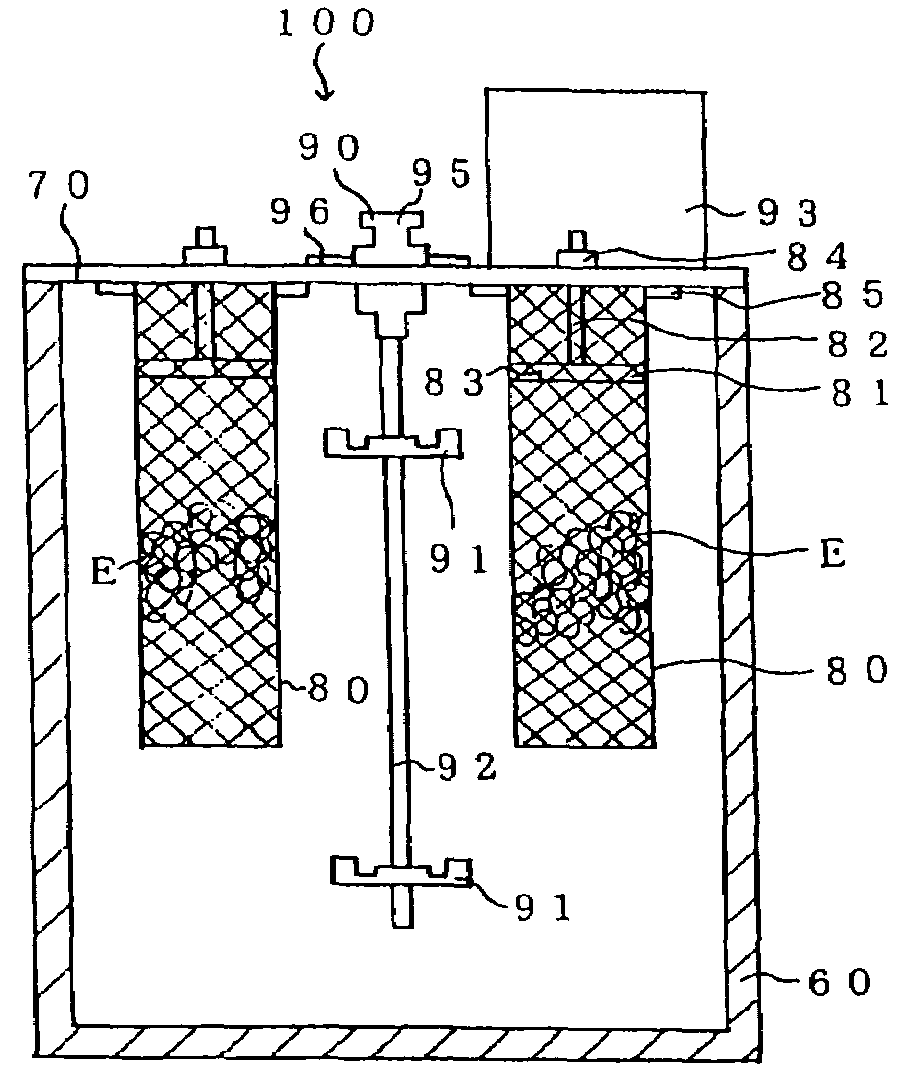 Treatment apparatus of waste water containing oil and fat for grease trap and grease trap