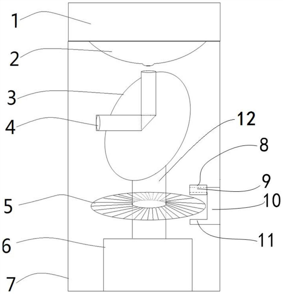 Radar system capable of monitoring rotating speed of motor, implementation method and radar equipment